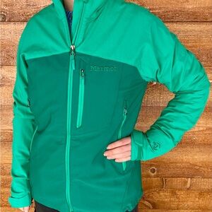 Marmot Green soft shell Jacket women’s L 🍀🍀🍀